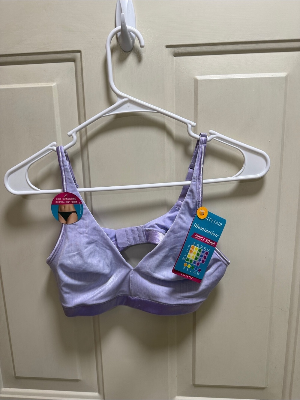 NWT Vanity Fair Illumination Light Lavender Wireless Bralette